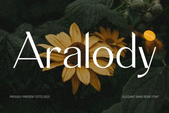 Aralody: A Bold Sans Serif for Modern Editorial Design