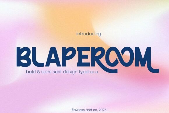 Blaperoom: A Bold Sans Serif Font for Makers