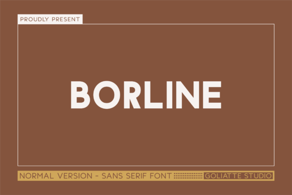 Borline: A Modern Sans Serif for Editorial Impact