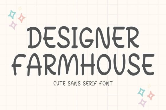Designer Farmhouse: A Clean Sans Serif Font for Business