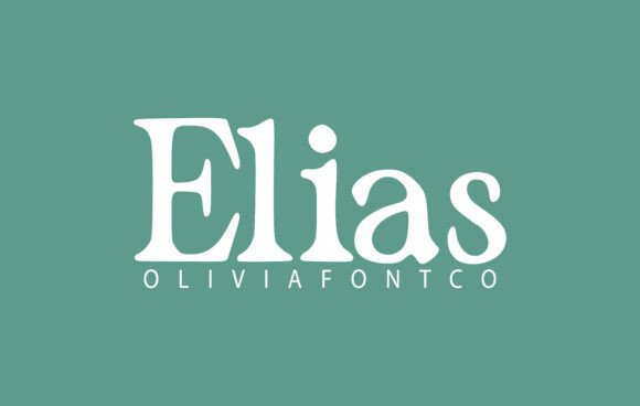 Elias: A Romantic Sans Serif Font for Editorial Design