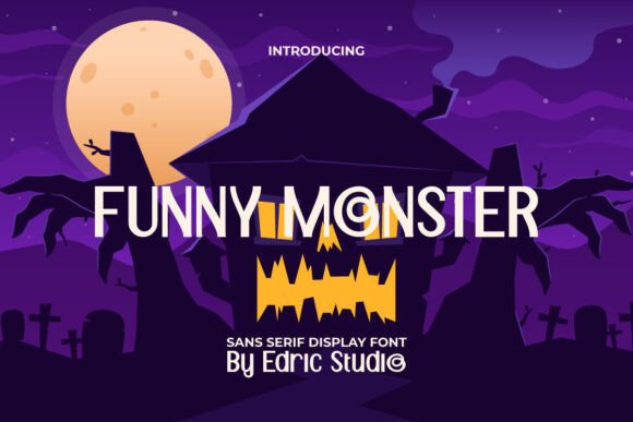 Funny Monster: A Playful Sans Serif for Creative Layouts