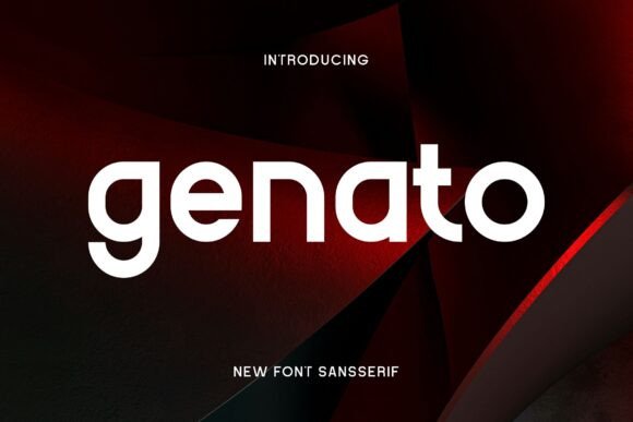 Genato: A Charming Sans Serif for Modern Branding
