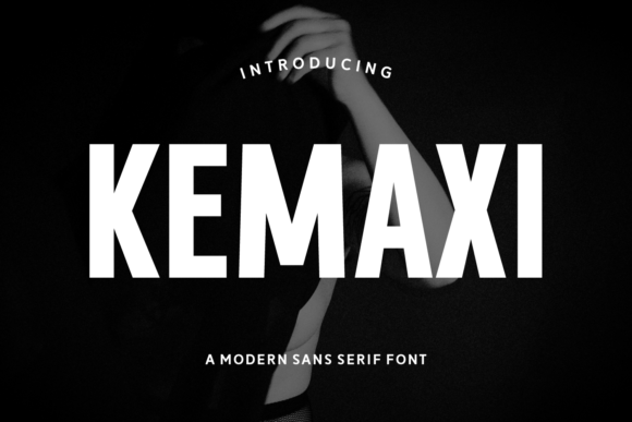 Kemaxi: A Bold Sans Serif for Modern Editorial Design