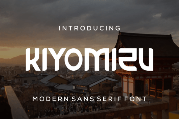 Kiyomizu: The Modern Sans Serif Font for Bold Branding