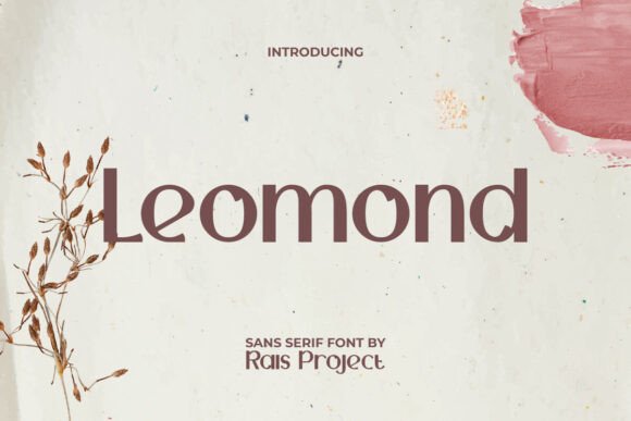 Leomond: A Modern Sans Serif Display Font for Makers