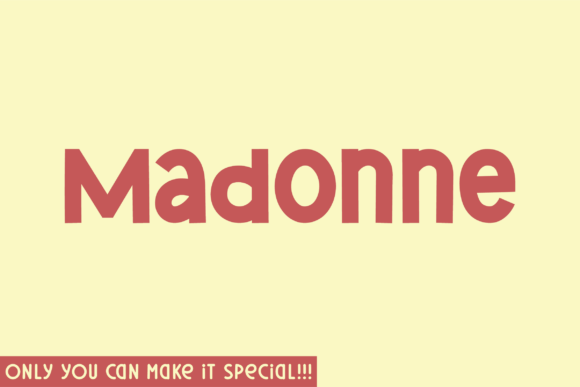 Madonne: A Natural Sans Serif Font for Editorial Design