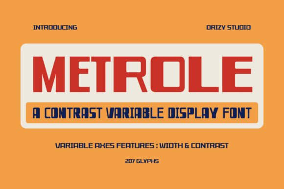 Metrole: A Modern Sans Serif for Elegant Branding