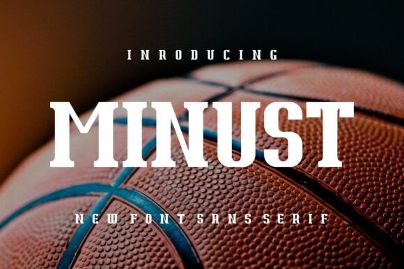 Minust: A Bold Sans Serif Font for Makers