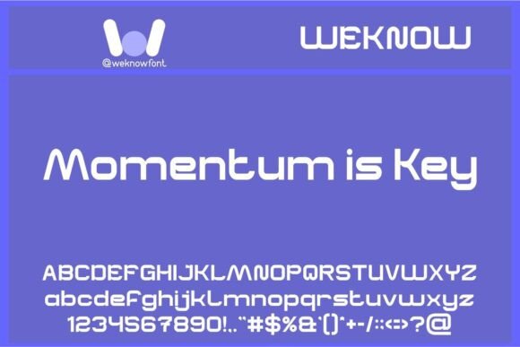 Momentum is Key: A Modern Sans Serif Font for Web Design