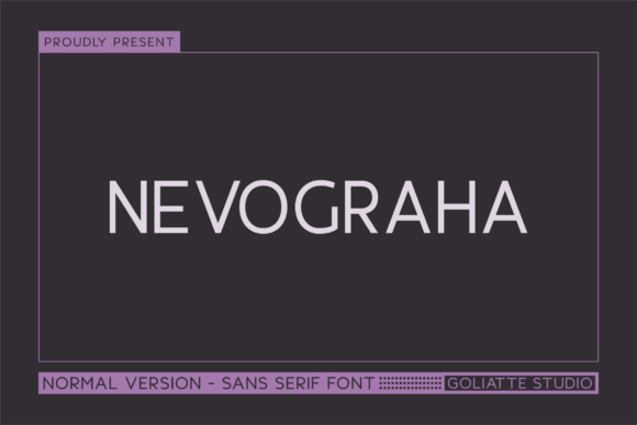 Nevograha: A Bold Sans Serif for Modern Branding