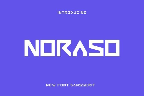 Noraso: A Bold Sans Serif Font for Editorial Impact