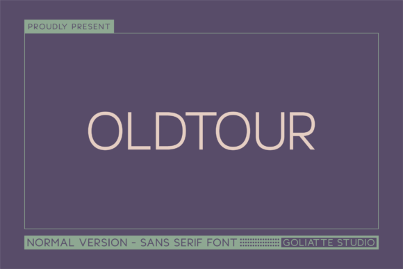Oldtour: A Bold Sans Serif Typeface for Web Design