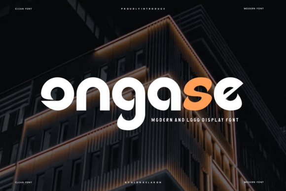 Ongase: A Bold Sans Serif for Modern Branding