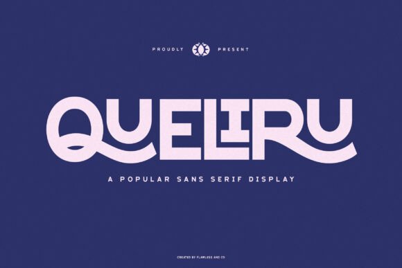 Queliru: A Bold Sans Serif Display Font for Editorial Impact