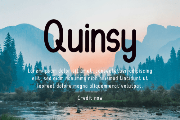 Quinsy: A Quirky Sans Serif Font for Editors