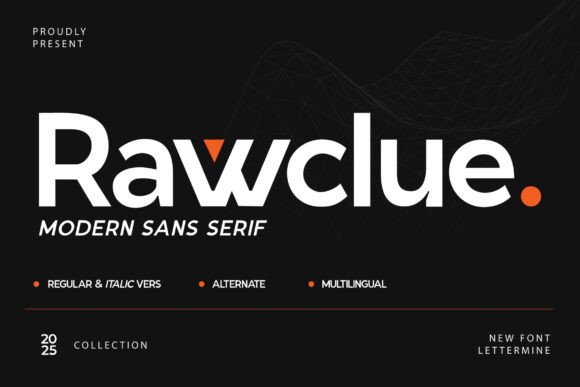 Rawclue: A Contemporary Sans Serif for Modern Editorial