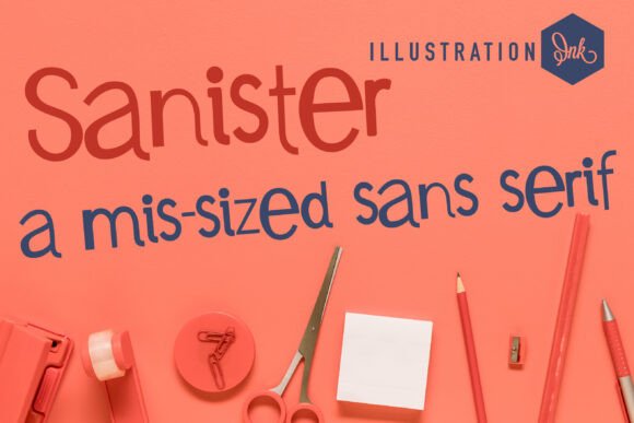 Sanister: A Whimsical Sans Serif for Editorial Design