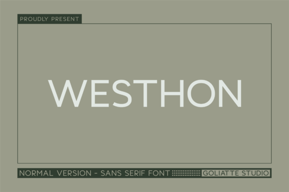 Westhon: A Modern Sans Serif Typeface for Editors